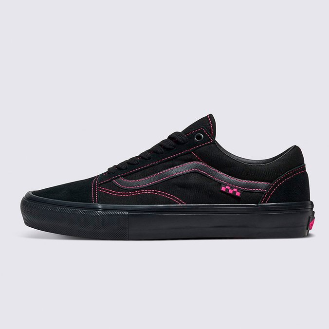 Tenis Skate Old Skool Neon Black Pink Vans