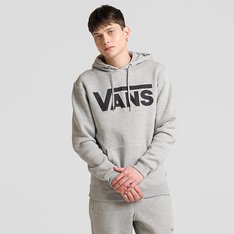 Um clássico é sempre clássico. A tradição que as peças Vans carregam na essência permitem um visual atemporal, que combina o estilo tradicional com o conforto aconchegante para os dias mais frios. O Moletom Vans Classic Po Hoodie Ii Cement Heather Black é confeccionado em algodão e poliéster. O modelo na cor cinza, é fechado com bolso canguru. Possui capuz com cadarço para regulagem, barra e punhos canelados e estampa frontal exclusiva em silk à base d’água em logotipo Vans “Drop V” centralizado na altura do peito.
