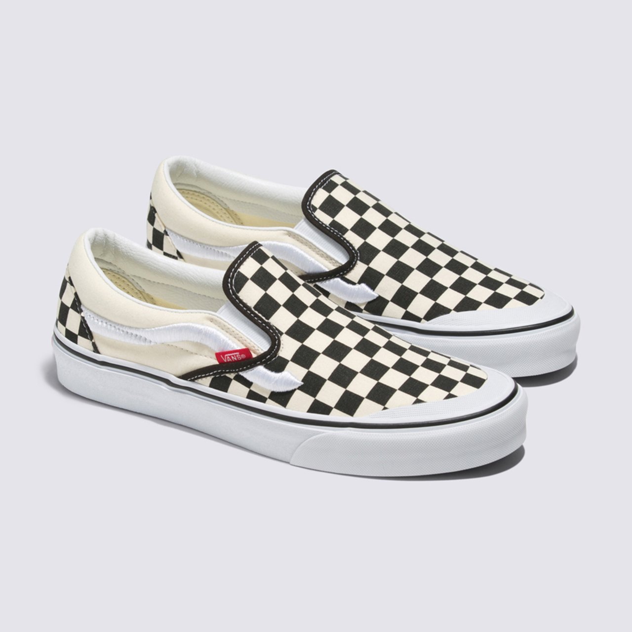 Vans old skool checkerboard slip on cheap