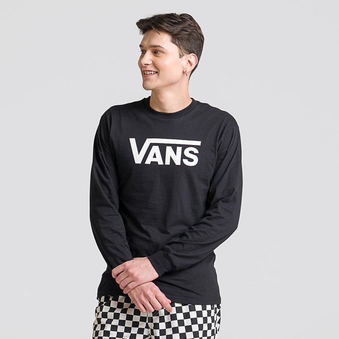 Camiseta Vans Classic Black White