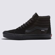 Skate Classics: Ultra resistência no interior para a prática do skate. Completamente redesenhada para o skate moderno, a coleção Skate Classics oferece mais do que os skatistas precisam para permitir evolução máxima. O cabedal de camurça e lona do Tênis Skate Sk8-Hi Black Black oferece a aparência icônica que você deseja, trazendo todos os benefícios de desempenho que os skatistas exigem. Das subcamadas reposicionadas Duracap™ e palmilhas Popcush™ ao composto de borracha SickStick™, o tênis de skate tem cano alto e foi desenvolvido para suportar o impacto diário da prática de skate, mantendo você confortável entre as sessões. O modelo traz a nova etiqueta em checkerboard tradicional na lateral.