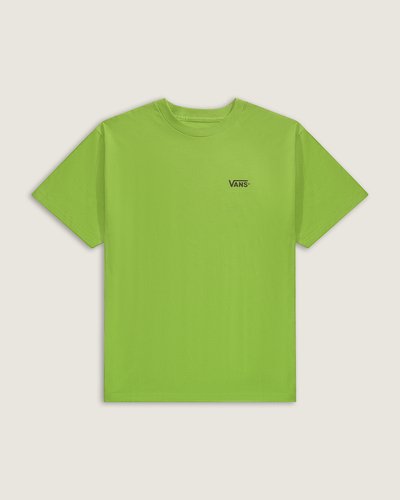 A Camiseta Manga Curta Left Chest Lime Burst é um básico assinado pela VANS, confeccionada em malha knit de algodão que garante toque macio e respirabilidade natural. Corte regular e gola redonda entregam caimento confortável e alinhado. O logotipo discreto no lado esquerdo do peito adiciona personalidade sutil. Construção reforçada nas costuras favorece resistência ao uso diário, combinando acabamento limpo com visual descomplicado.
