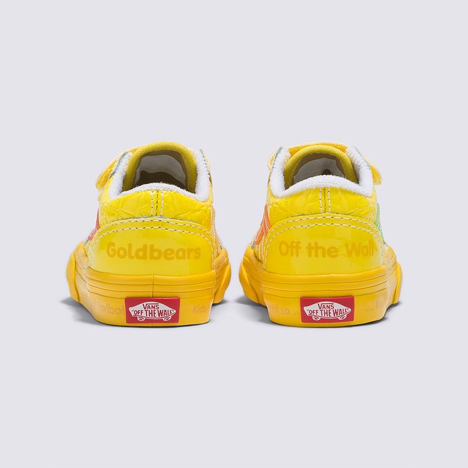 Vans old shop skool white yellow