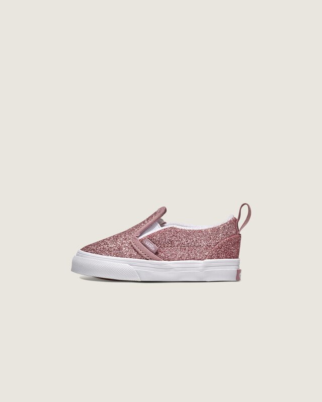 Tênis Slip-On Glitter Rose Gold Infantil