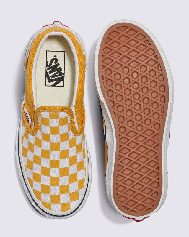 Tênis Slip-On Infantil Checkerboard Golden Glow