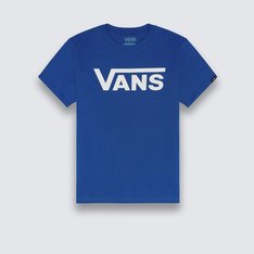 Tradição e originalidade estão presentes na cultura Vans e são referência para os pequenos. A Camiseta Vans Classic SS True Blue Infantil é um clássico Vans. Na cor azul, a camiseta infantil masculina de manga curta, é confeccionada em tecido 100% algodão. Traz estampa frontal com assinatura Vans em “Drop V” centralizada na altura do peito, em silk à base d’água. Com gola canelada, apresenta costura reforçada nos ombros e etiqueta Vans aplicada na manga. Toda autenticidade Vans para os pequenos aproveitarem todos os momentos com muito conforto e estilo.