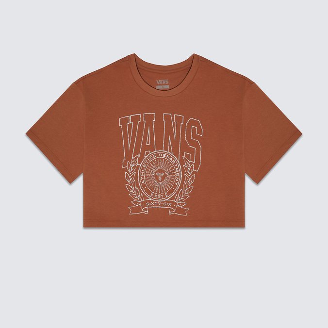 Camiseta First Team Relax Crop SS Auburn