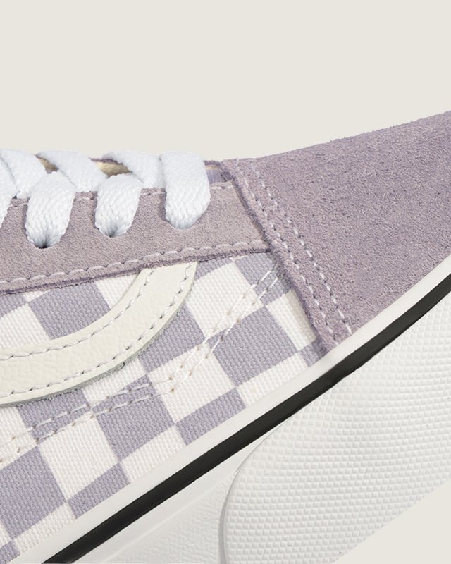 Tênis Old Skool Mesh Matte Checkerboard Purple True White