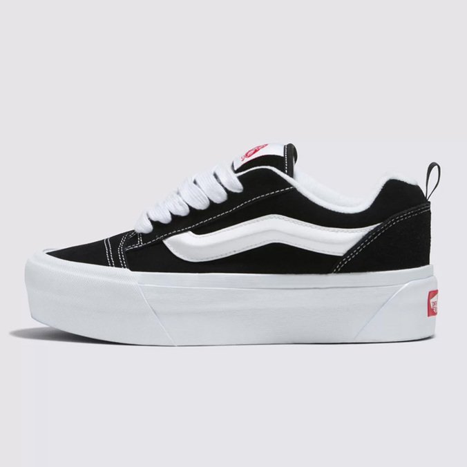 Tênis Knu Skool Stack Black White