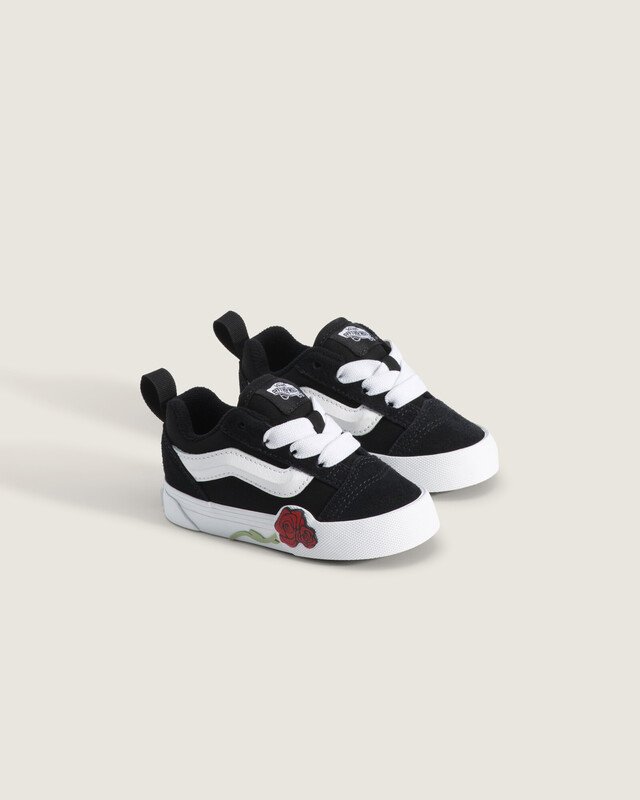 Tênis Knu Skool Rose Black White Infantil Toddler