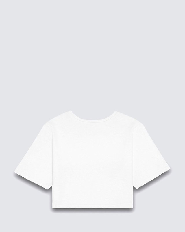 Camiseta Flying V Crew Crop Ii White