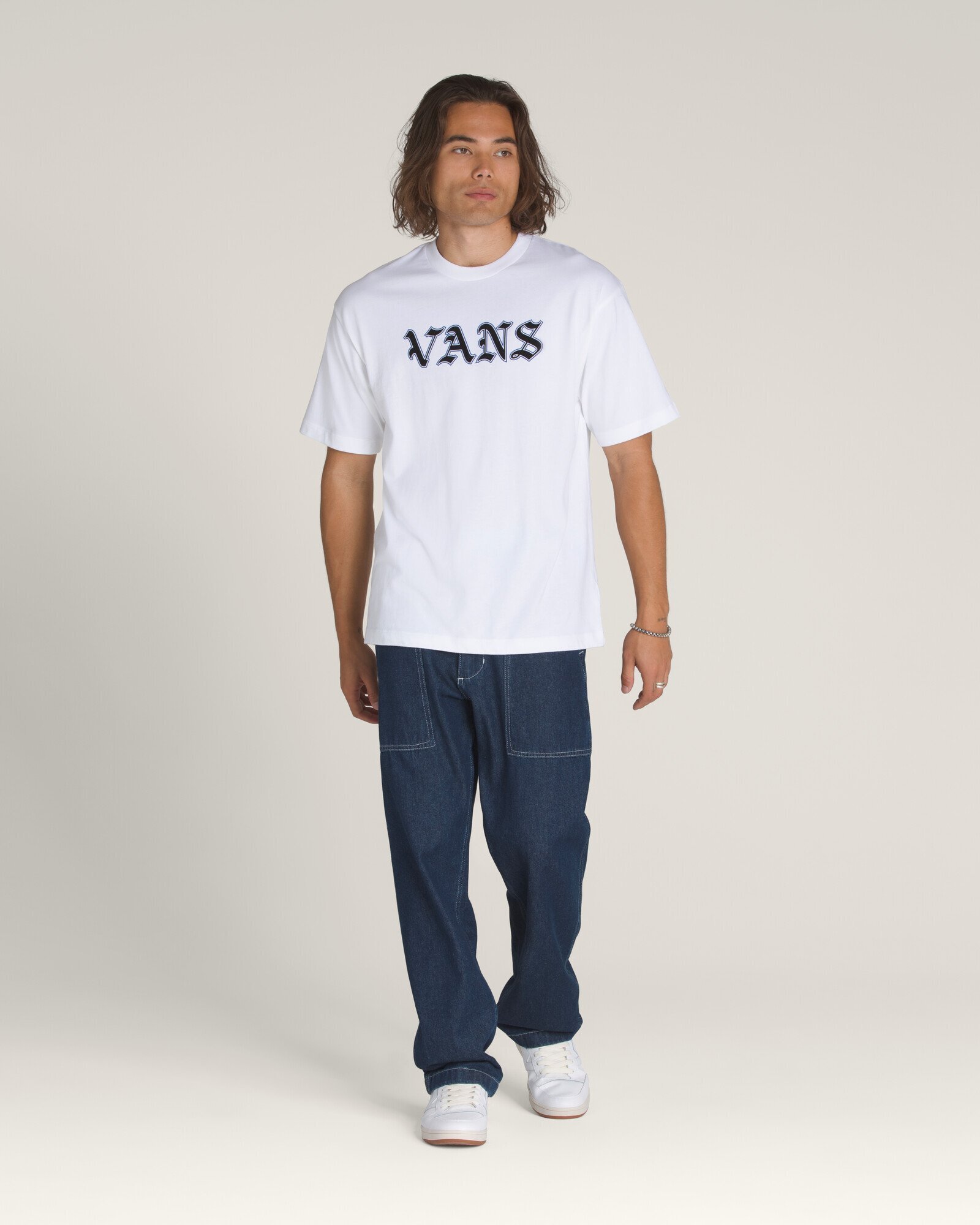 Camiseta Original Standards Ye Olde Vans Ss Beasebal White | Vans
