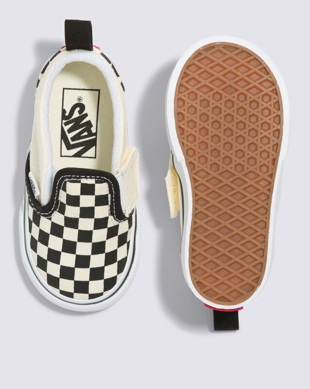 Tênis Slip-On V Infantil Black White
