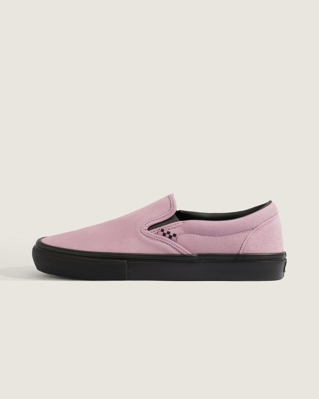 Tênis Skate Slip-On Pink Black