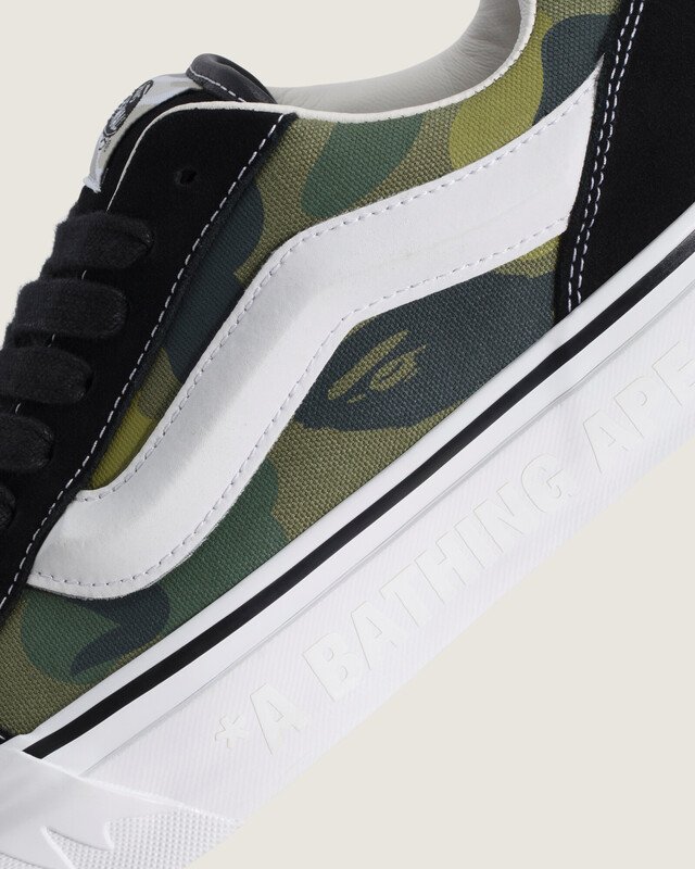 Tênis Knu Skool Vans X Bape Camo
