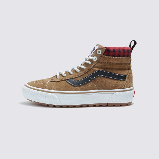 Tênis Sk8-Hi Mte Plaid Brown Black