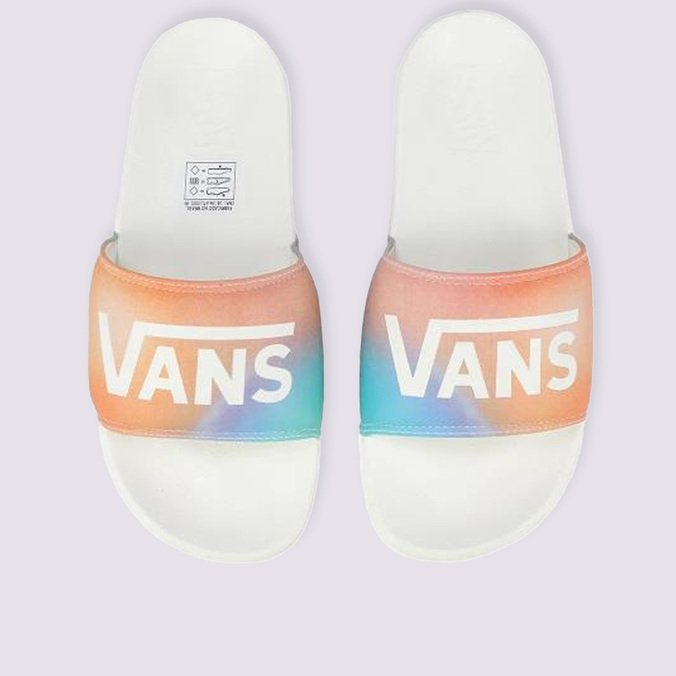 Chinelo Slide-On Aura Fade Multi Marshmallow