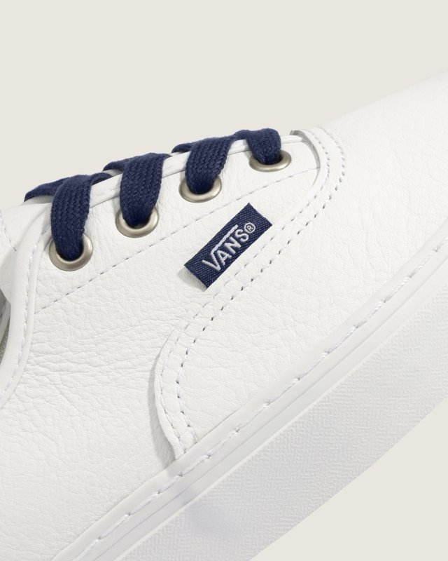 Tênis Authentic Leather White Navy