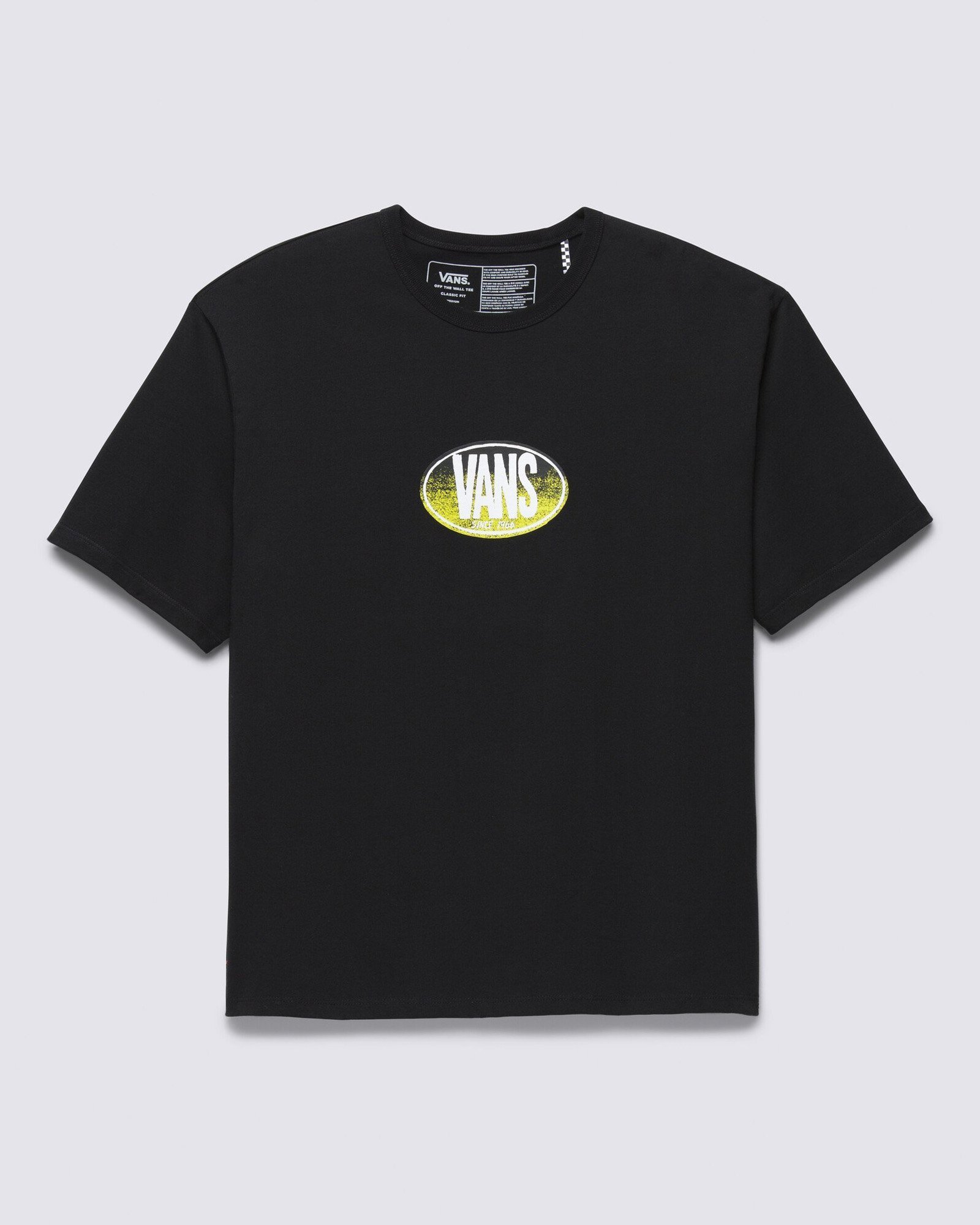 Camiseta Off The Wall Gradient Logo Loose Ss Sk8 Weareaway Black