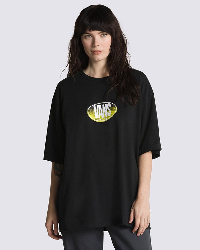 Camiseta Off The Wall Gradient Logo Loose Ss  Sk8 Weareaway Black