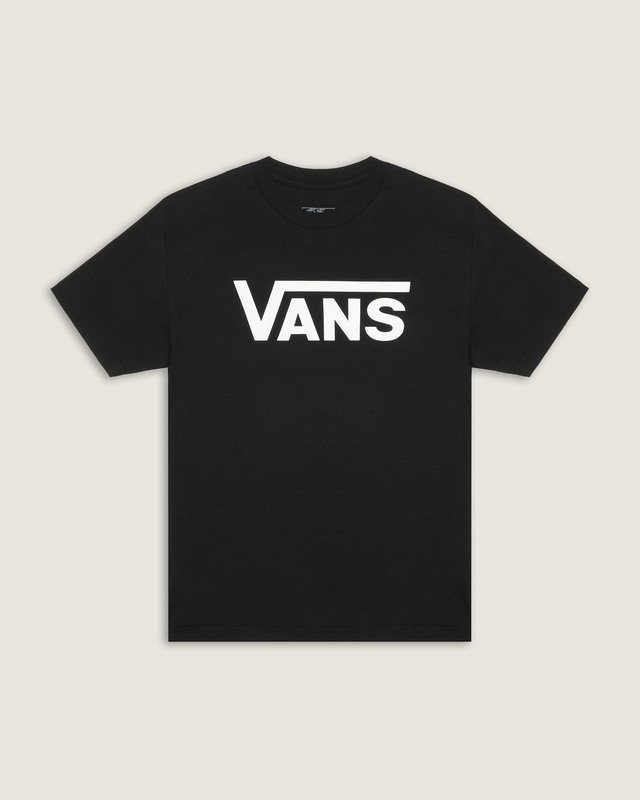Camiseta Vans Classic Infantil Black White