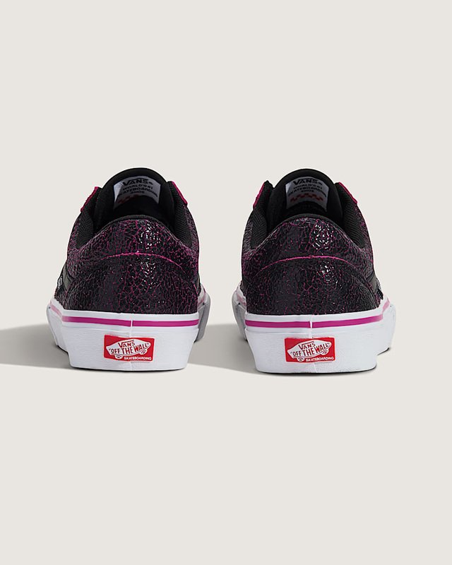 Tênis Old Skool Cracked Leather Black Purple