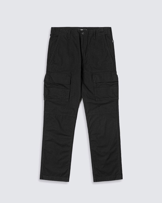 Calça Fatigue Cargo Loose Tapered Ripstop Black