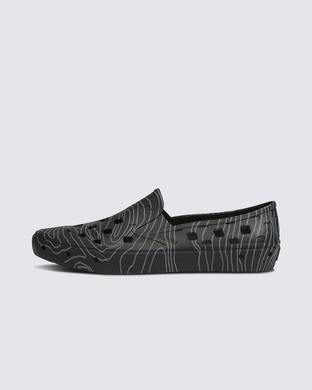 Tênis Slip-On Trk Vans X Nathan Florence Black Grey