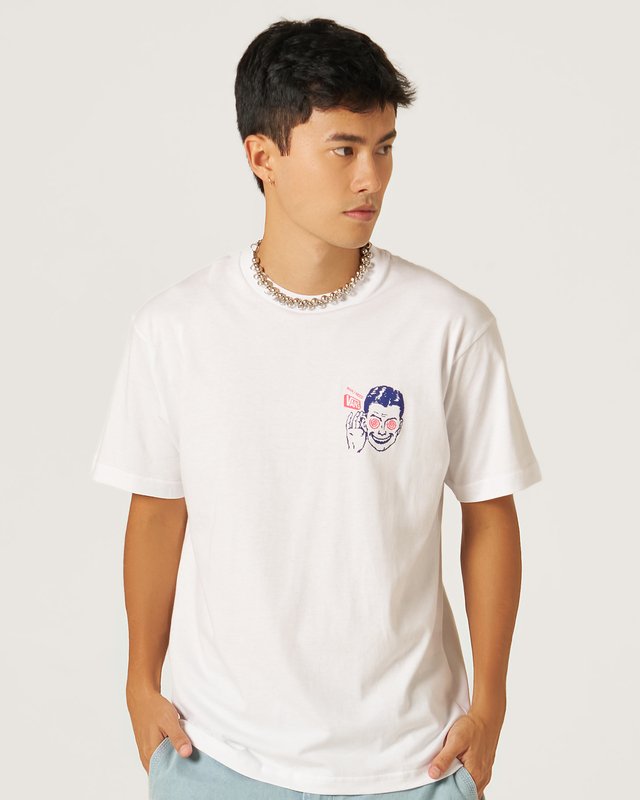 Camiseta Manga Curta Need Vans White