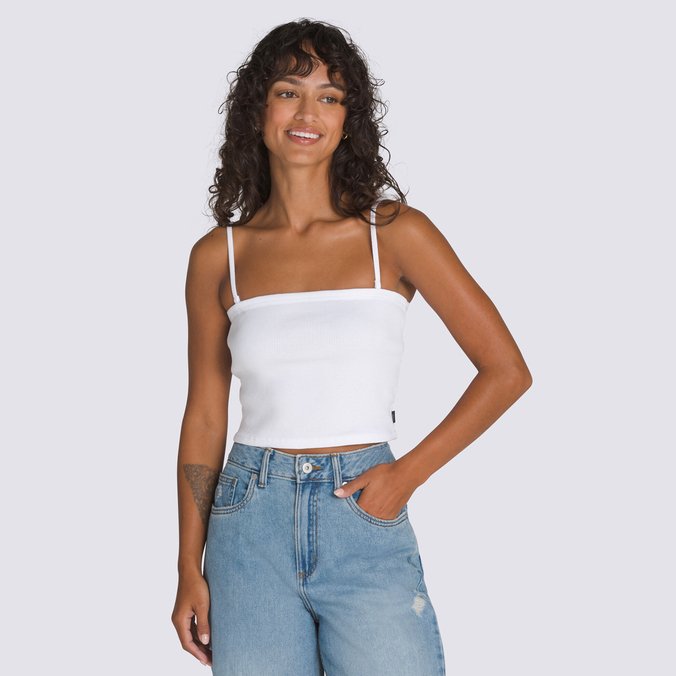 Camiseta Drew Rib Tube Top White
