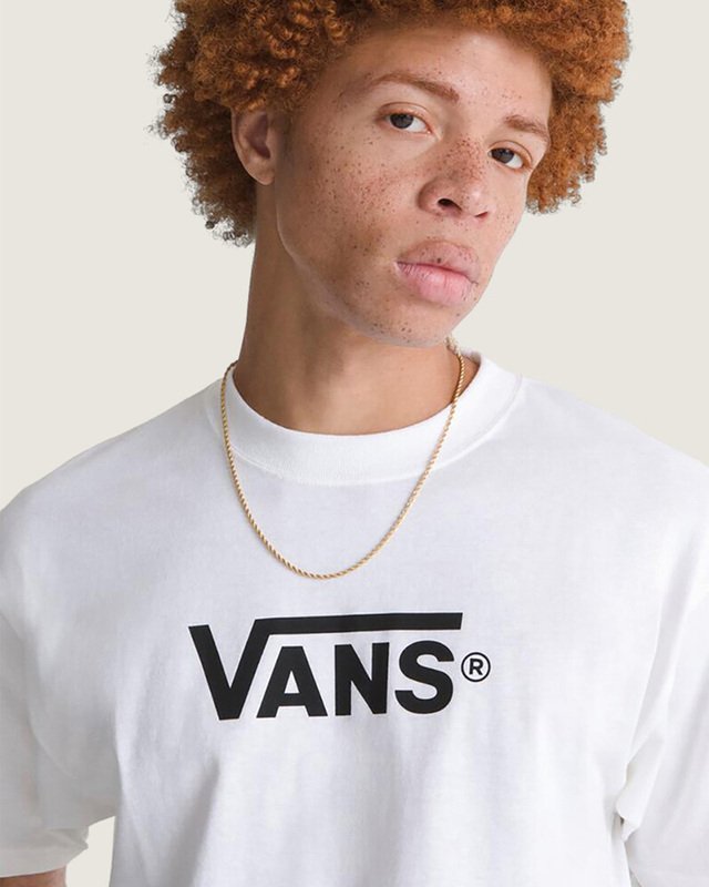 Camiseta Manga Curta New Vans Classics White