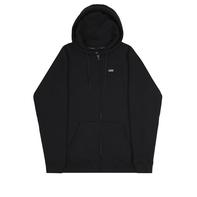 Moletom Basic Zip Hoodie Black | Vans