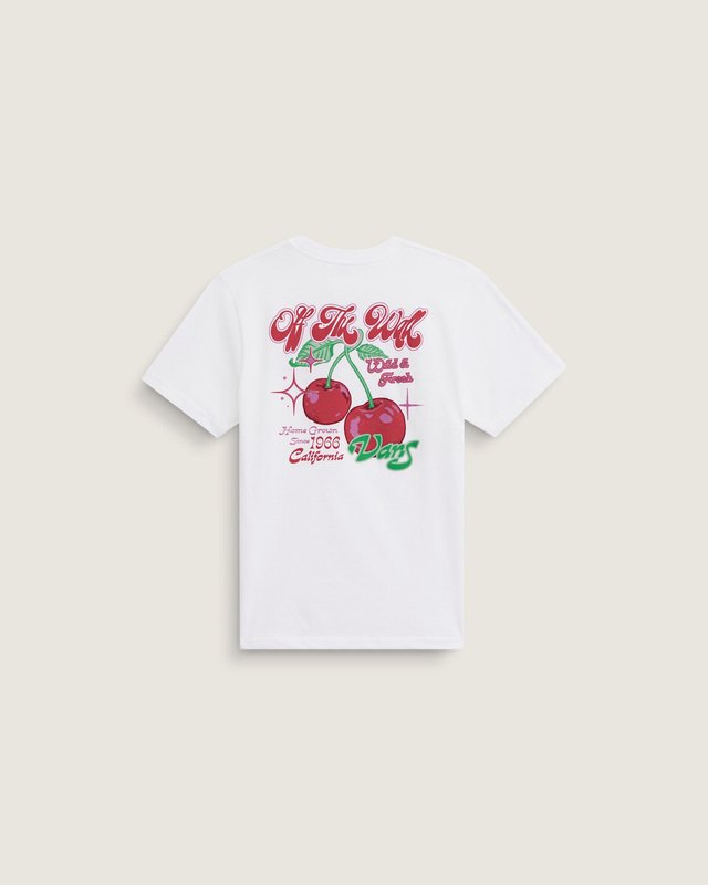 Camisa Manga Curta Cherry Shack White Infanti