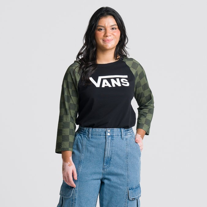 Camiseta Olivine Relaxed Raglan Black