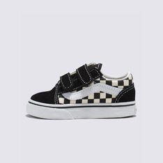 Ícone SideStripe™ desenvolvido especialmente para crianças. O Tênis Old Skool New Primary Check Black White Infantil feito para os pequenos traz a icônica Sidestripe™ e o estilo atemporal da Vans aos pezinhos. Projetado com durabilidade e conforto em mente, possui fechos de velcro para fácil colocação e retirada, tornando-o perfeito para crianças prontas para explorar. Um verdadeiro clássico, reinventado para a próxima geração.