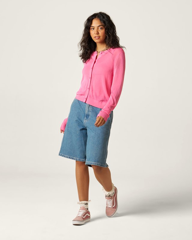 Cardigan Dolly Sheer Cardigan Pink Fizz