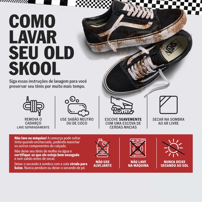 Tênis Old Skool Black White