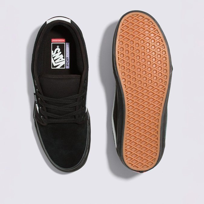 Tênis Skate Chukka Low Sidestripe Black White