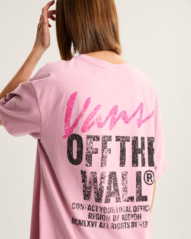 Camiseta Ss Lady Wall Outsized Pink Dawn