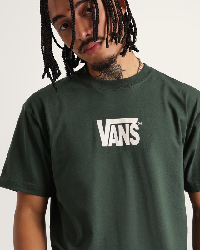 Camiseta Manga Curta Stretch Logo Oil Green