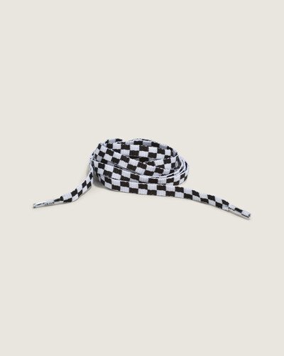 O Cadarço Vans Checkerboard Black White Checkerboard é um acessório confeccionado em 100% poliéster com 91cm de comprimento. Pode ser usado em um tênis de 5-6 ilhoses de cada lado. Com estampa icônica em checkerboard em preto e branco, esse modelo combina com todos os seus clássicos. Vendido separadamente.