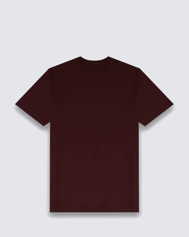 Camiseta Ss Burgundy