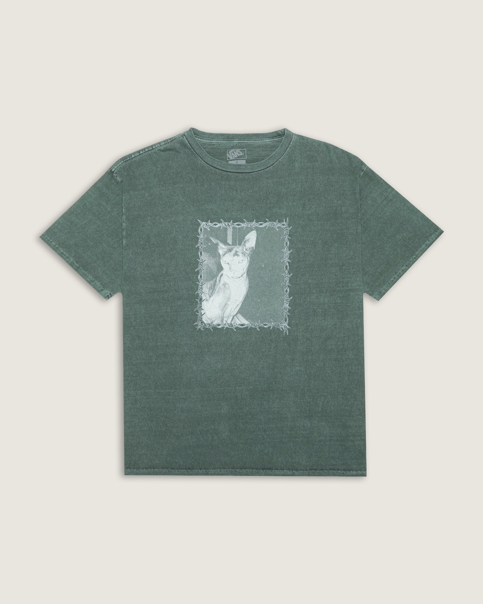 Camiseta Ss Miss Kitty Outsized Dried Kelp | Vans