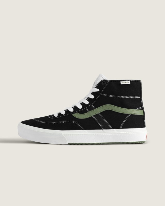 Tênis Crockett High Pro Skate Black Green | Vans