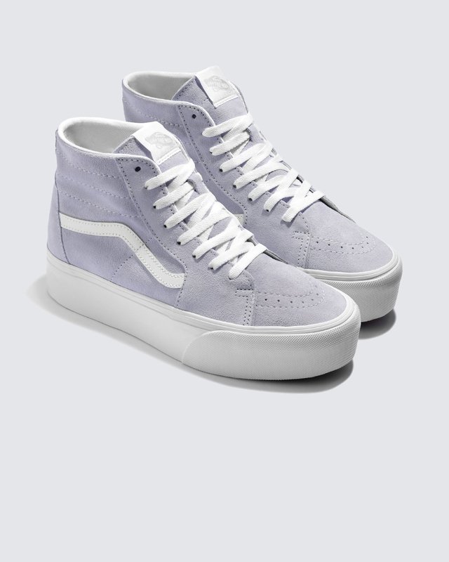 Tênis Sk8-Hi Tapered Stackform Butter Leather Essential Halogen Blue