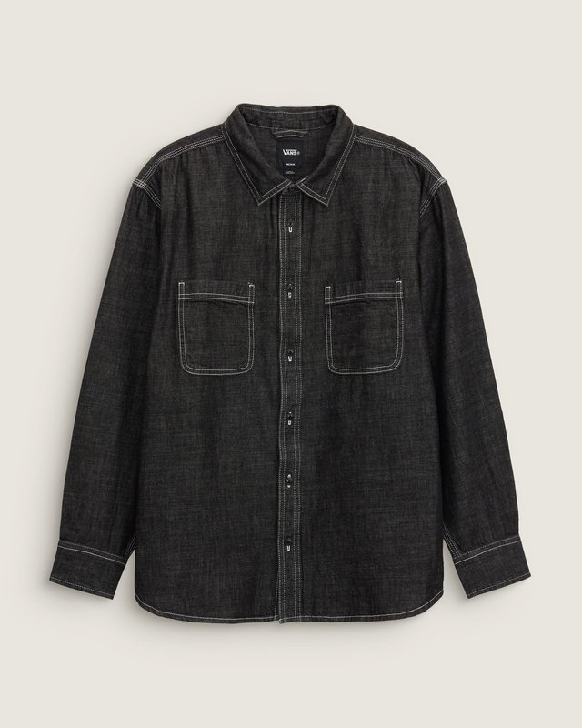 Camisa Manga Longa Lx Chambray Black