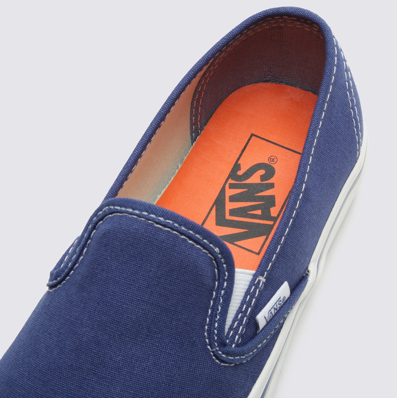 Vans slip ons dark blue clearance