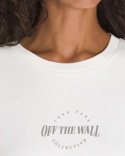 Camiseta Rylen Ss Relaxed Crop Marshmallow | Vans