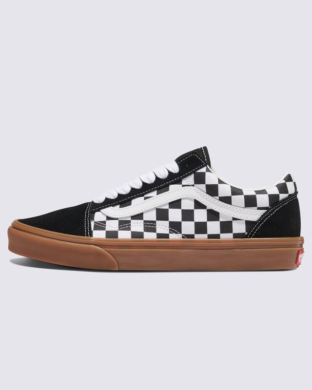 Tênis Old Skool Fat Lace Checker Black