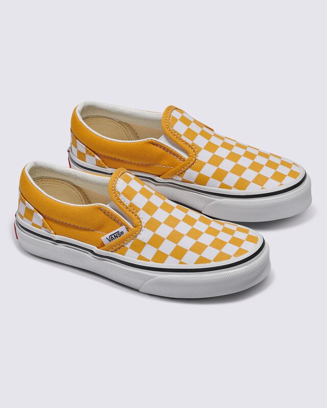 Tênis Slip-On Infantil Checkerboard Golden Glow
